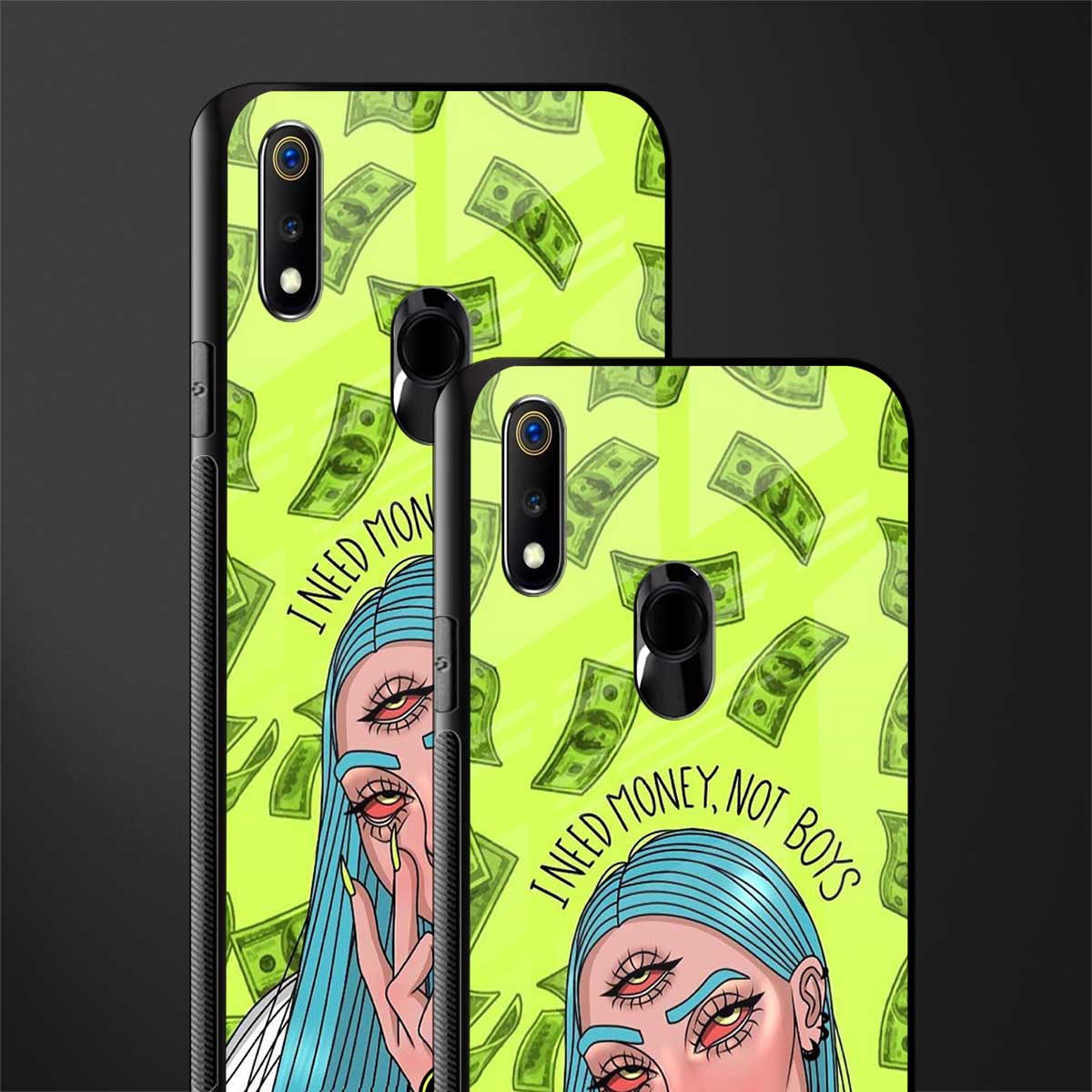 money over boys glass case for realme 3 pro image-2