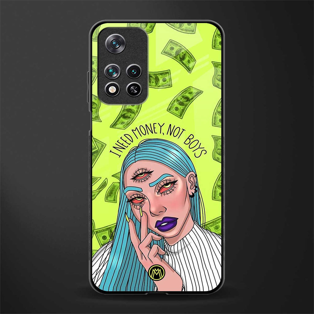 money over boys glass case for xiaomi 11i 5g image