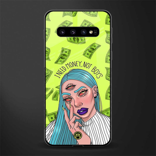 money over boys glass case for samsung galaxy s10 image