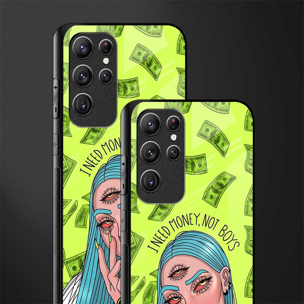 money over boys glass case for samsung galaxy s21 ultra image-2