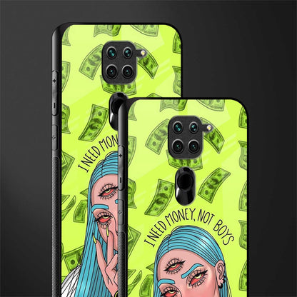 money over boys glass case for redmi note 9 image-2