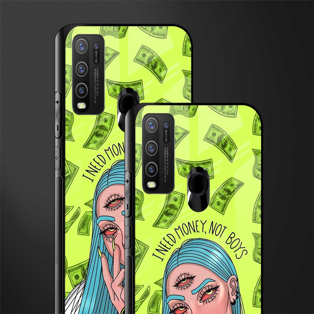 money over boys glass case for vivo y50 image-2