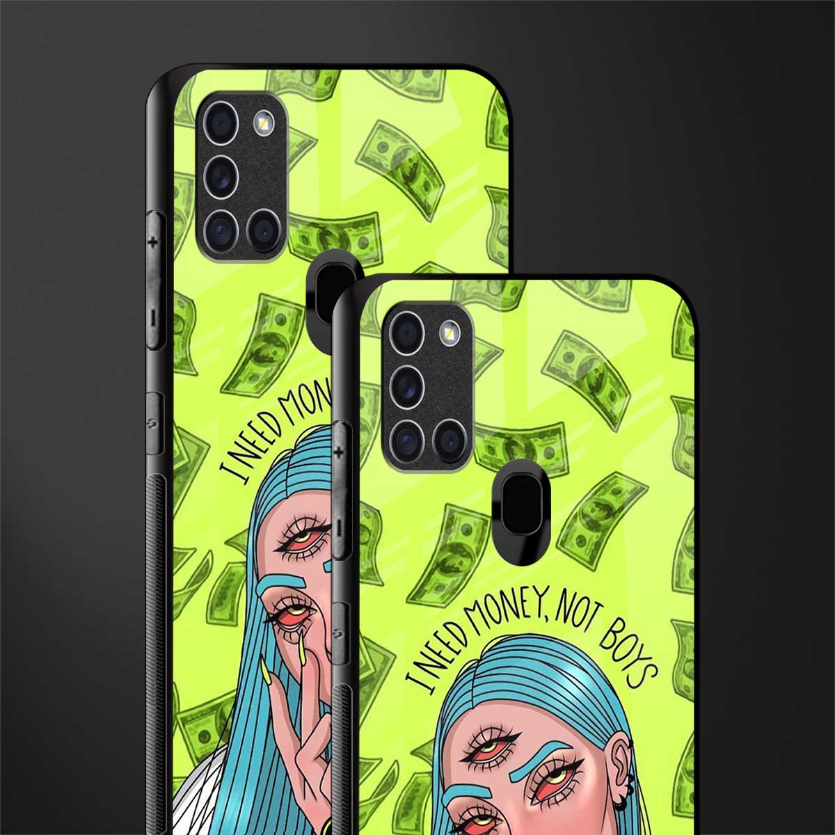 money over boys glass case for samsung galaxy a21s image-2