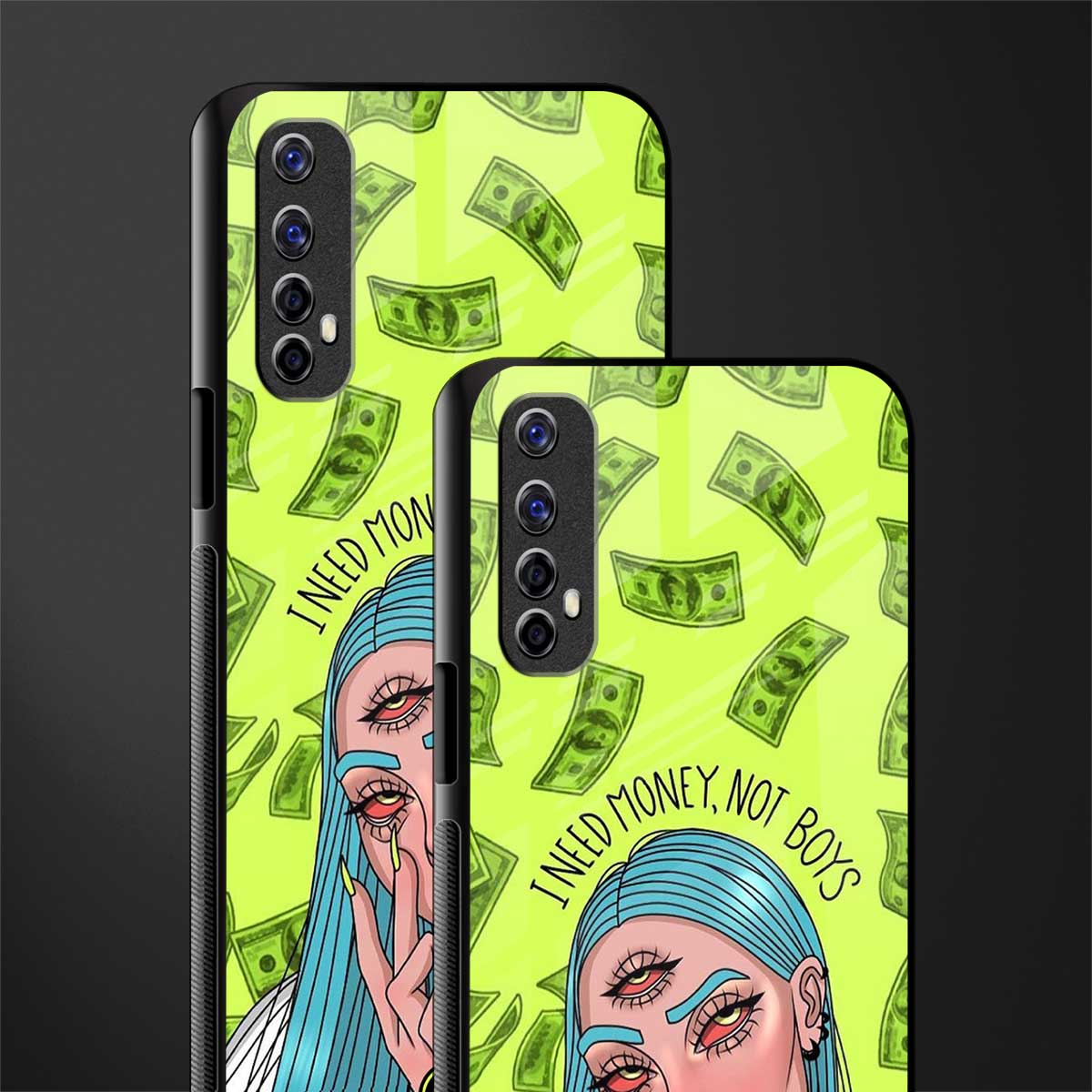 money over boys glass case for realme 7 image-2