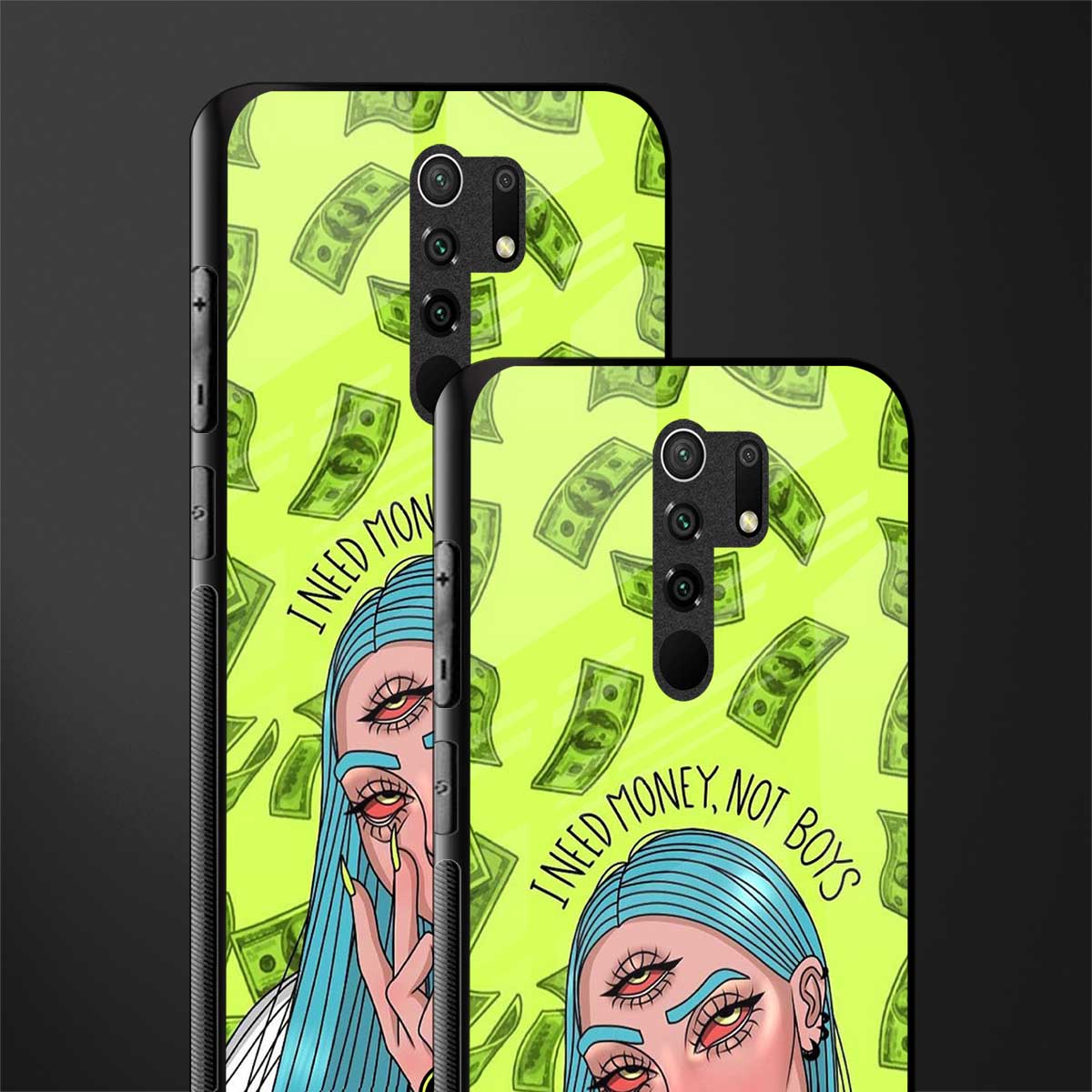 money over boys glass case for redmi 9 prime image-2