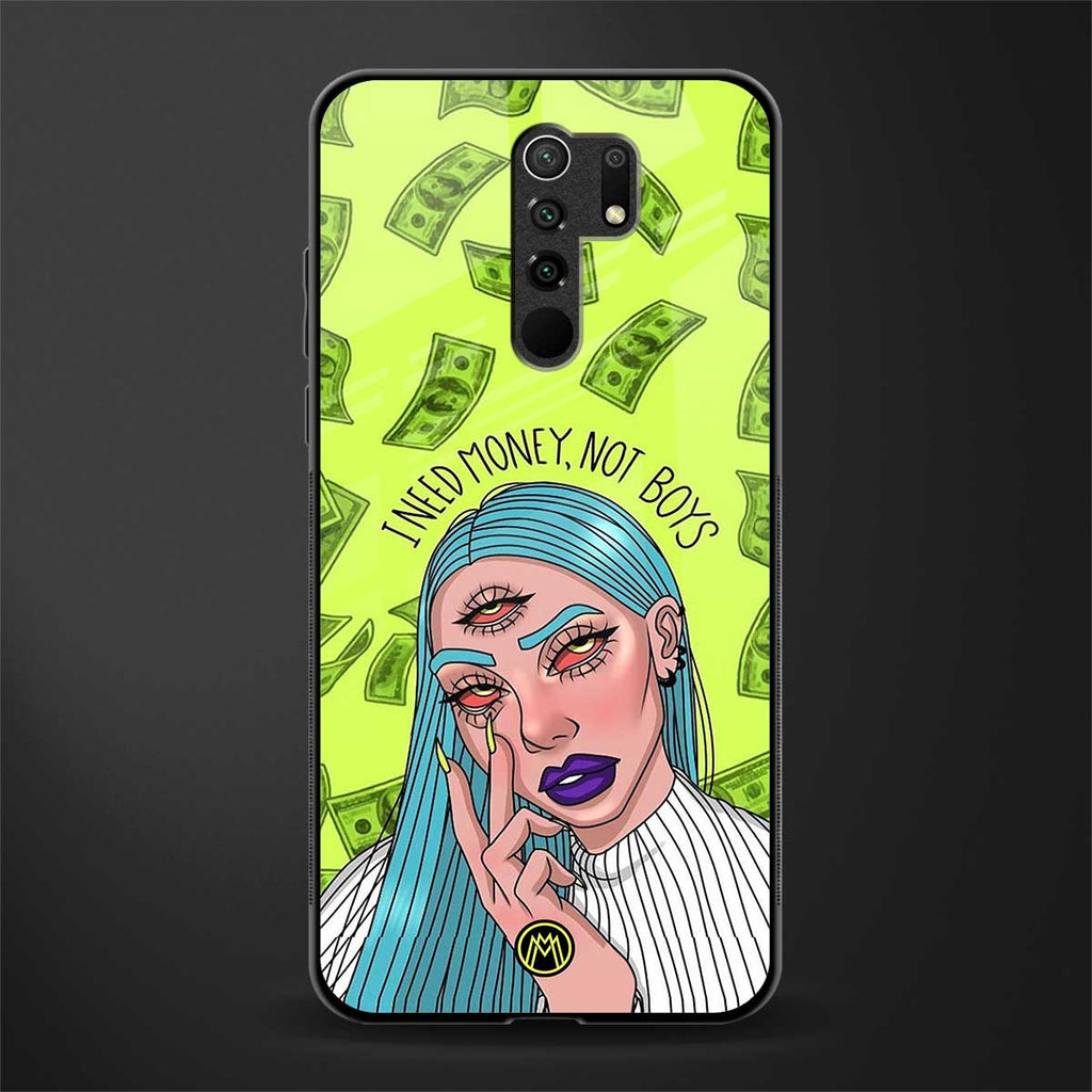 money over boys glass case for poco m2 image