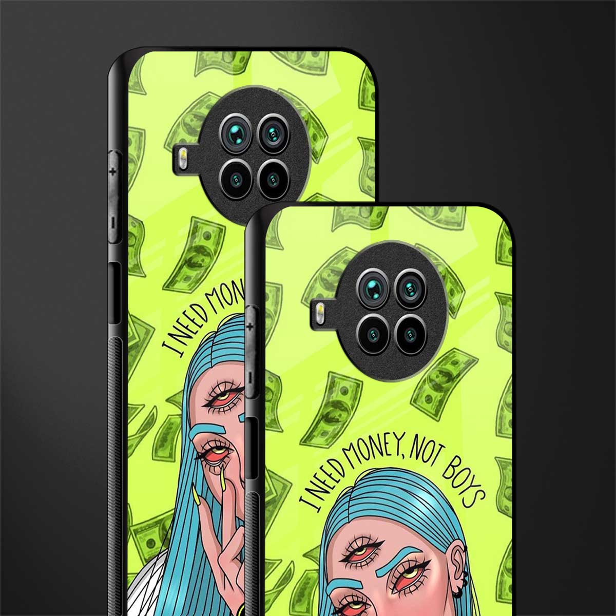 money over boys glass case for mi 10i image-2