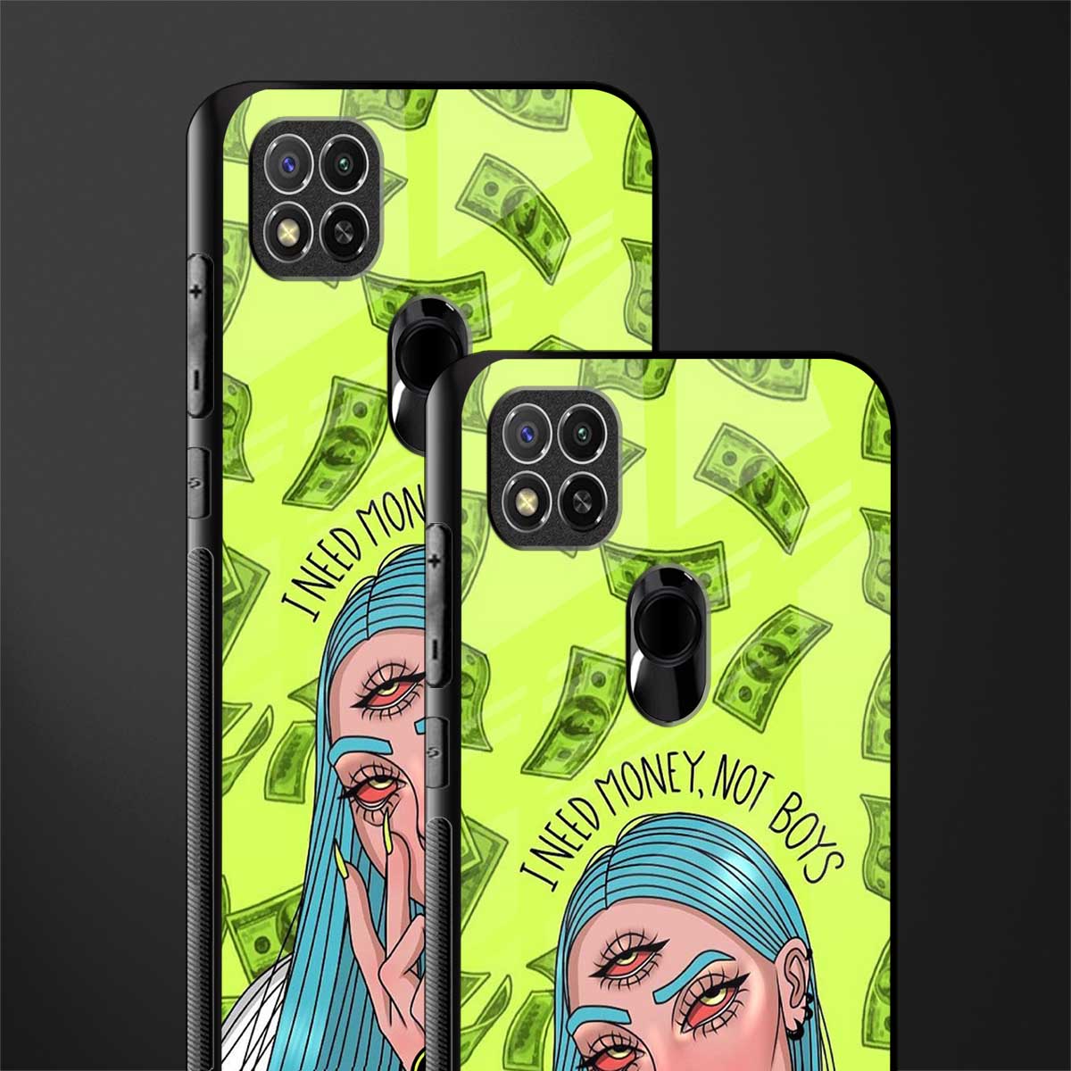 money over boys glass case for redmi 9c image-2