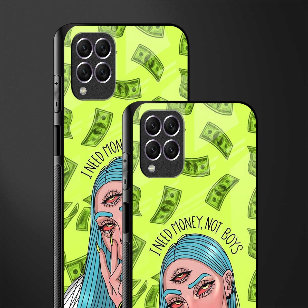 money over boys glass case for samsung galaxy f62 image-2