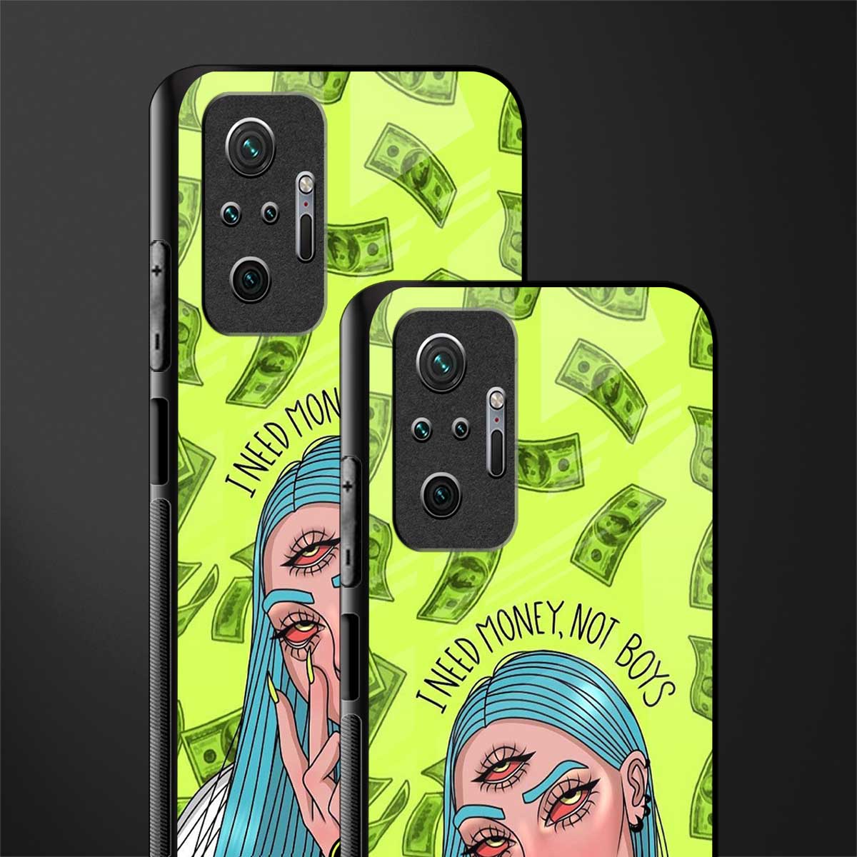money over boys glass case for redmi note 10 pro max image-2