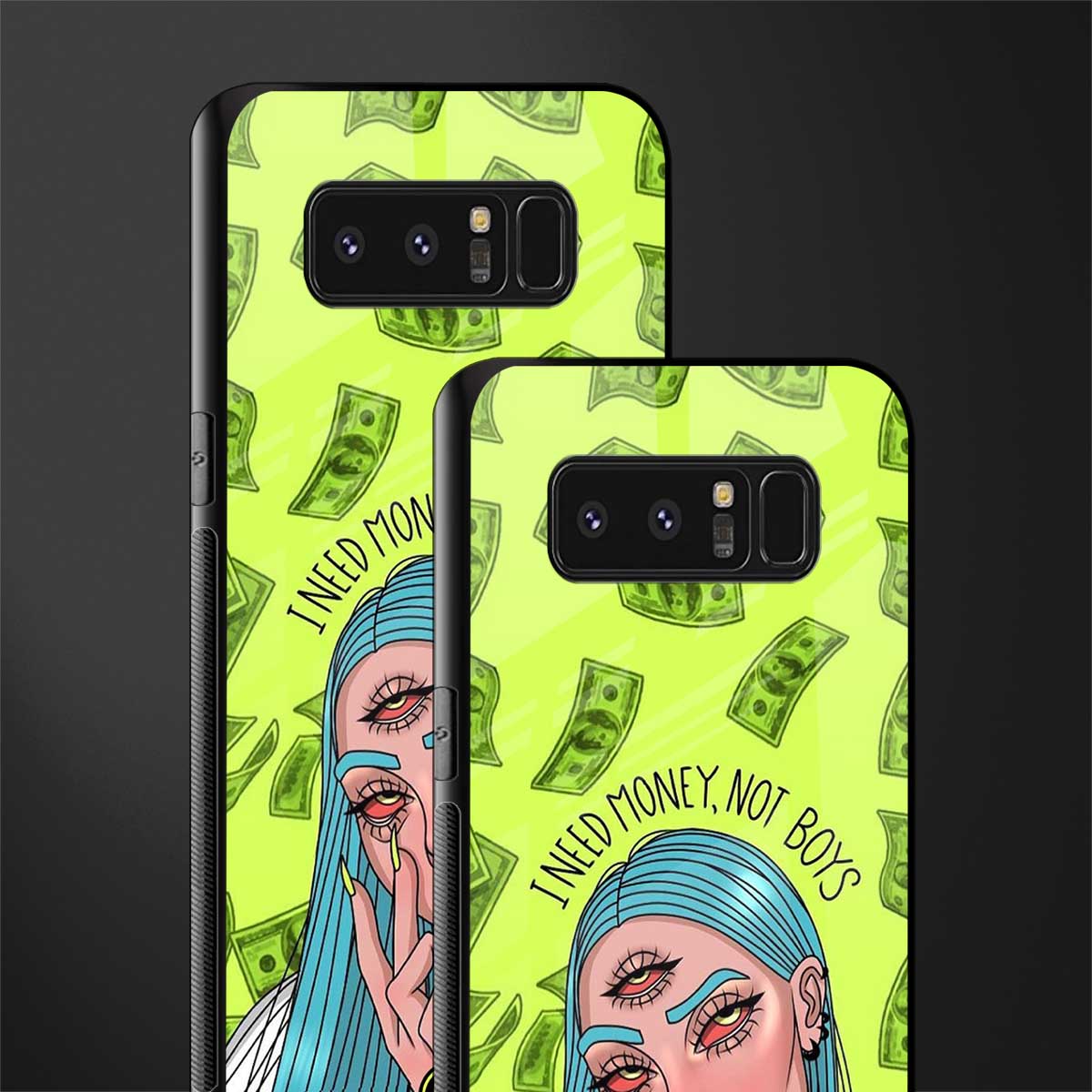 money over boys glass case for samsung galaxy note 8 image-2