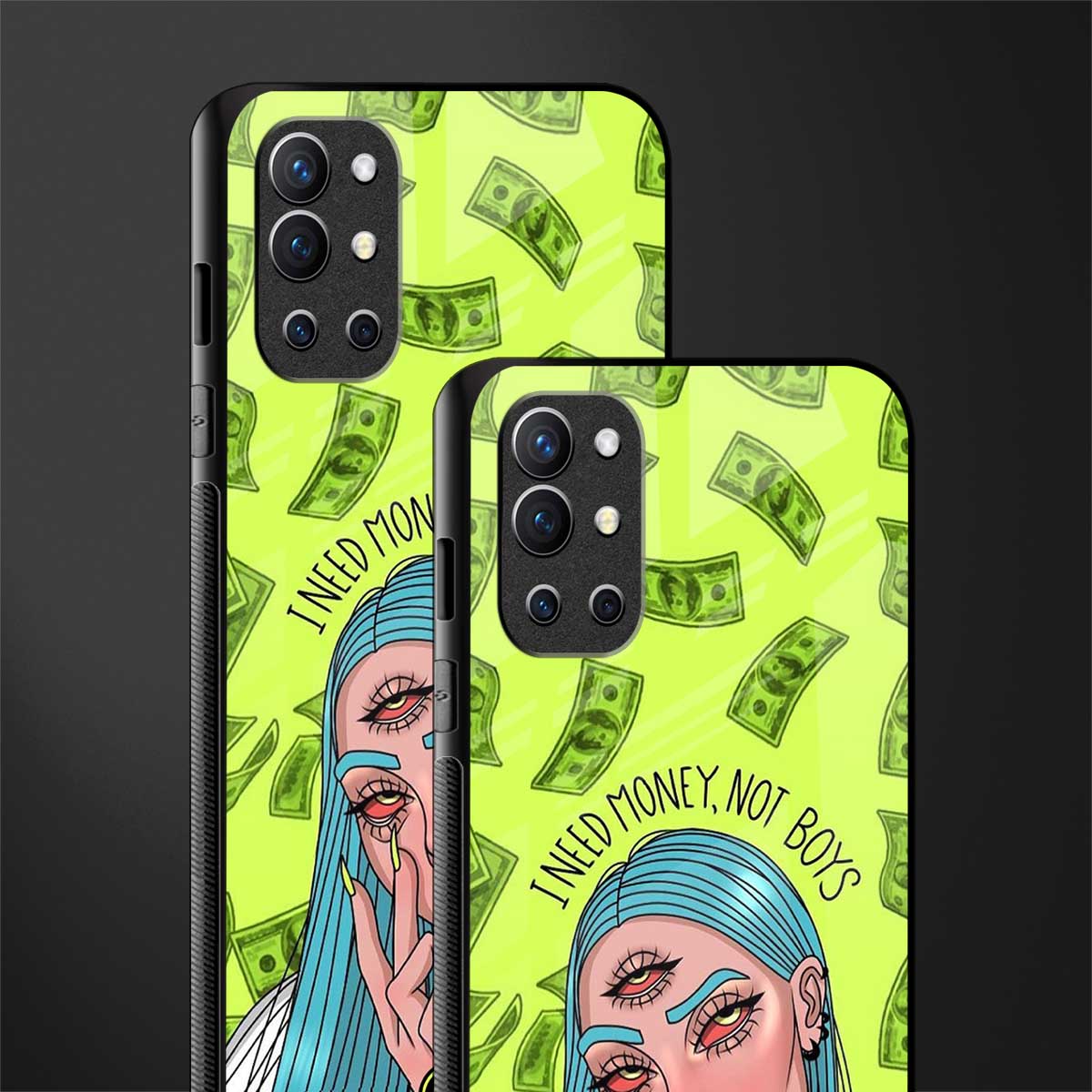 money over boys glass case for oneplus 9r image-2