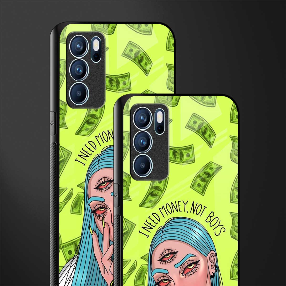 money over boys glass case for oppo reno6 5g image-2