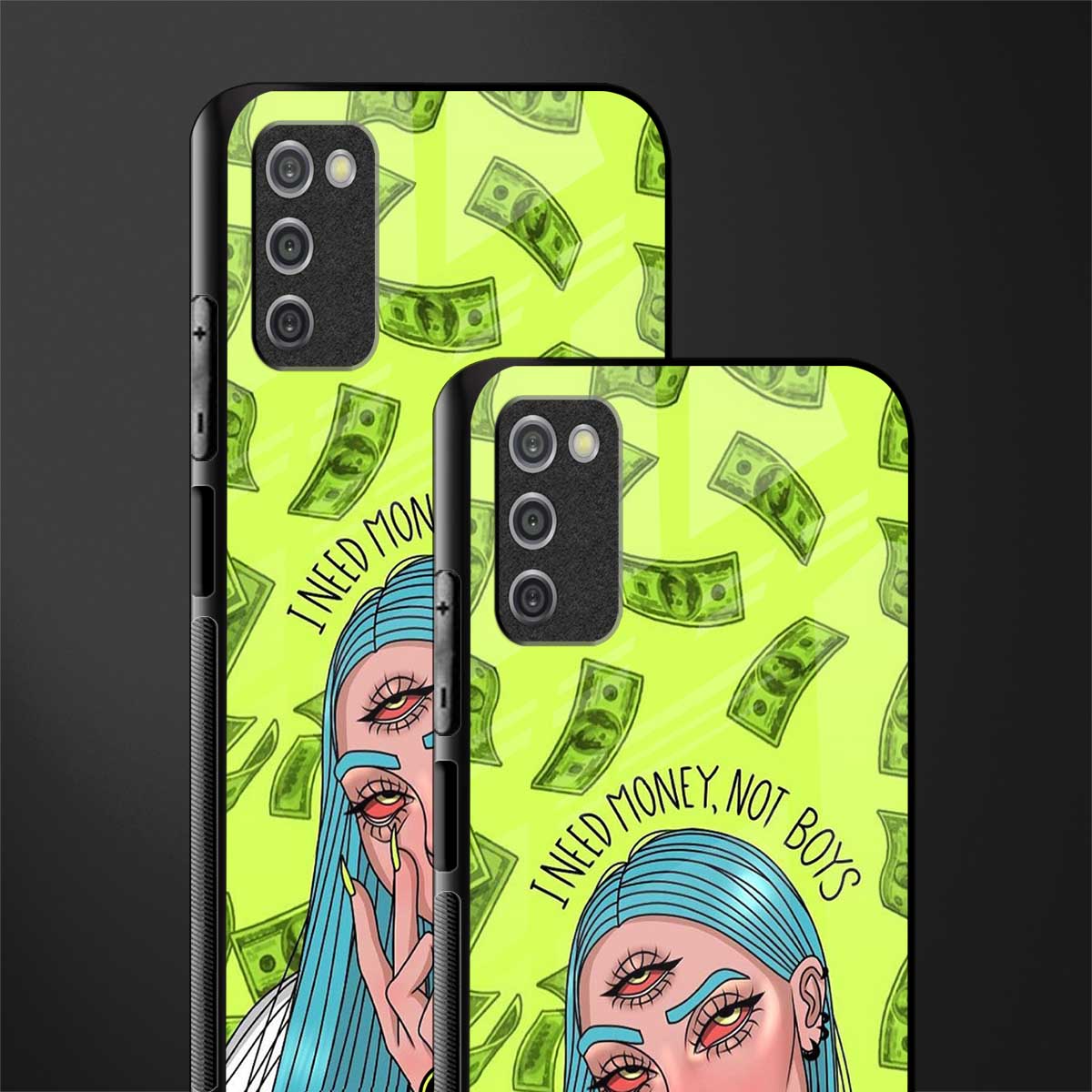 money over boys glass case for samsung galaxy a03s image-2