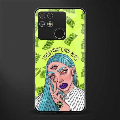 money over boys back phone cover | glass case for realme narzo 50a