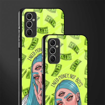 money over boys glass case for samsung galaxy m52 5g image-2