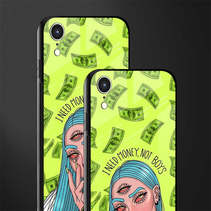 money over boys glass case for iphone xr image-2