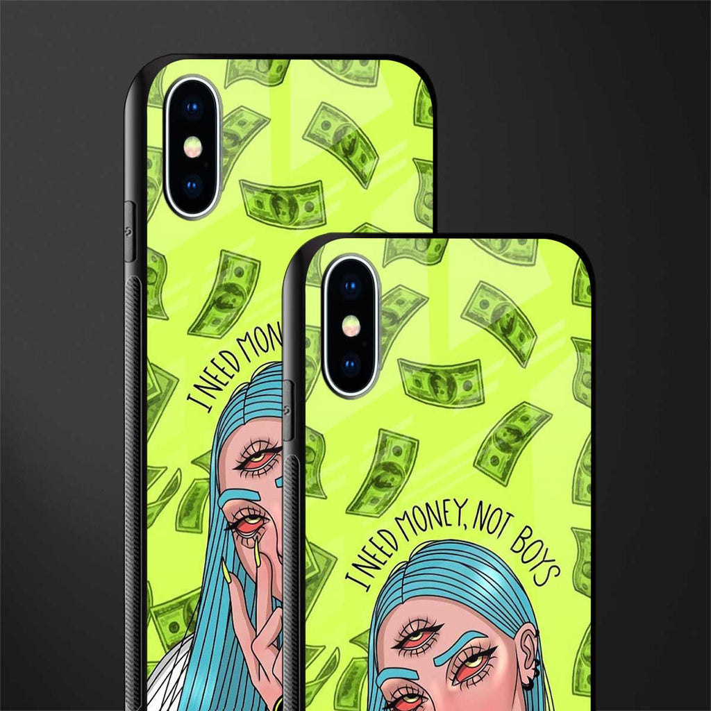 money over boys glass case for iphone x image-2