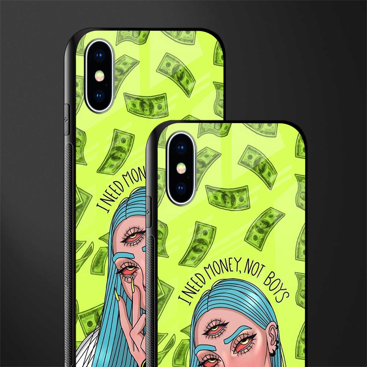 money over boys glass case for iphone x image-2