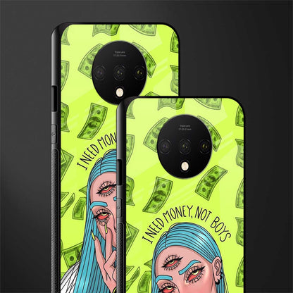 money over boys glass case for oneplus 7t image-2