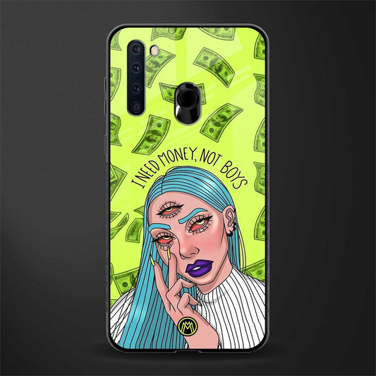money over boys glass case for samsung a21 image