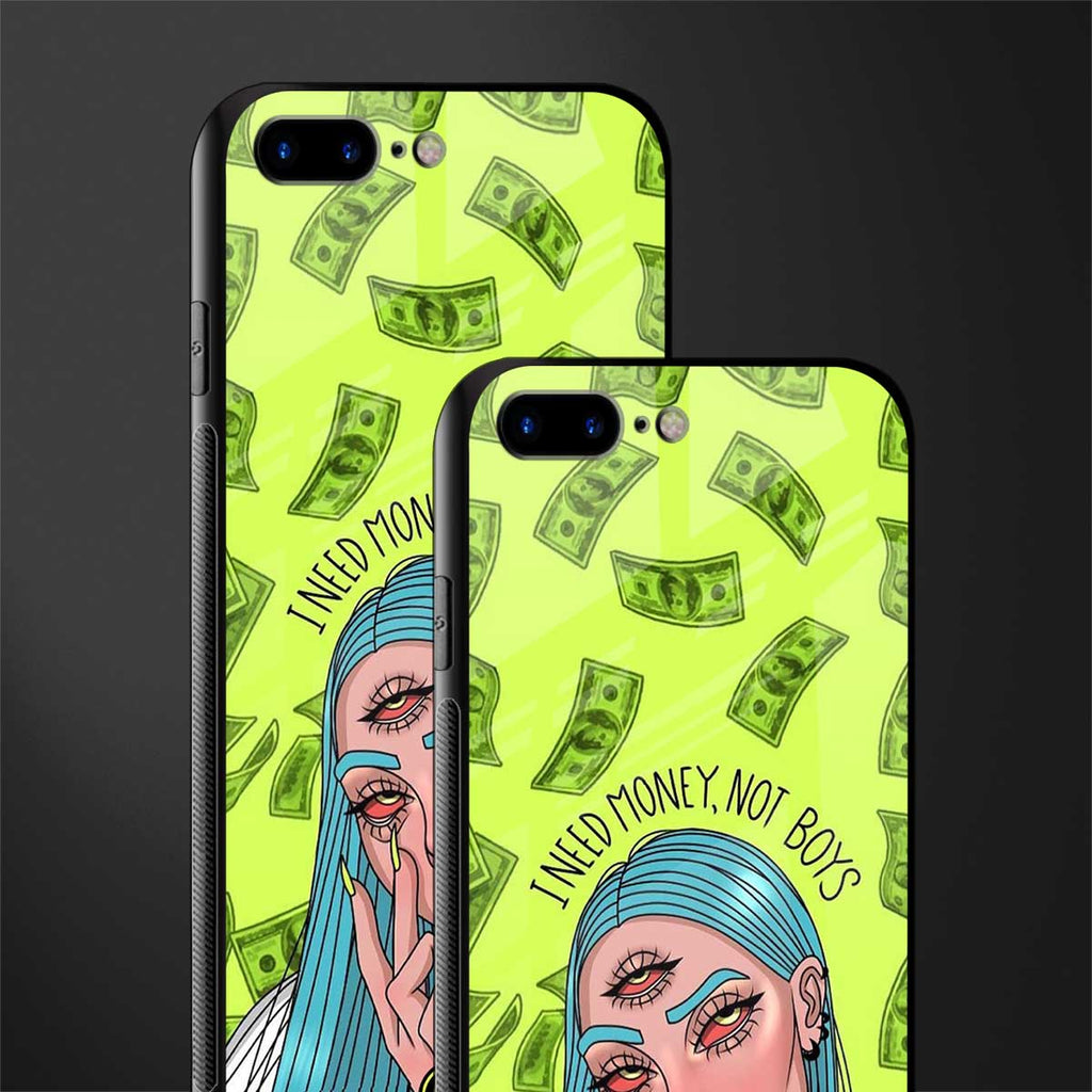 money over boys glass case for iphone 8 plus image-2
