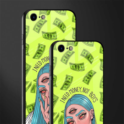 money over boys glass case for iphone se 2020 image-2
