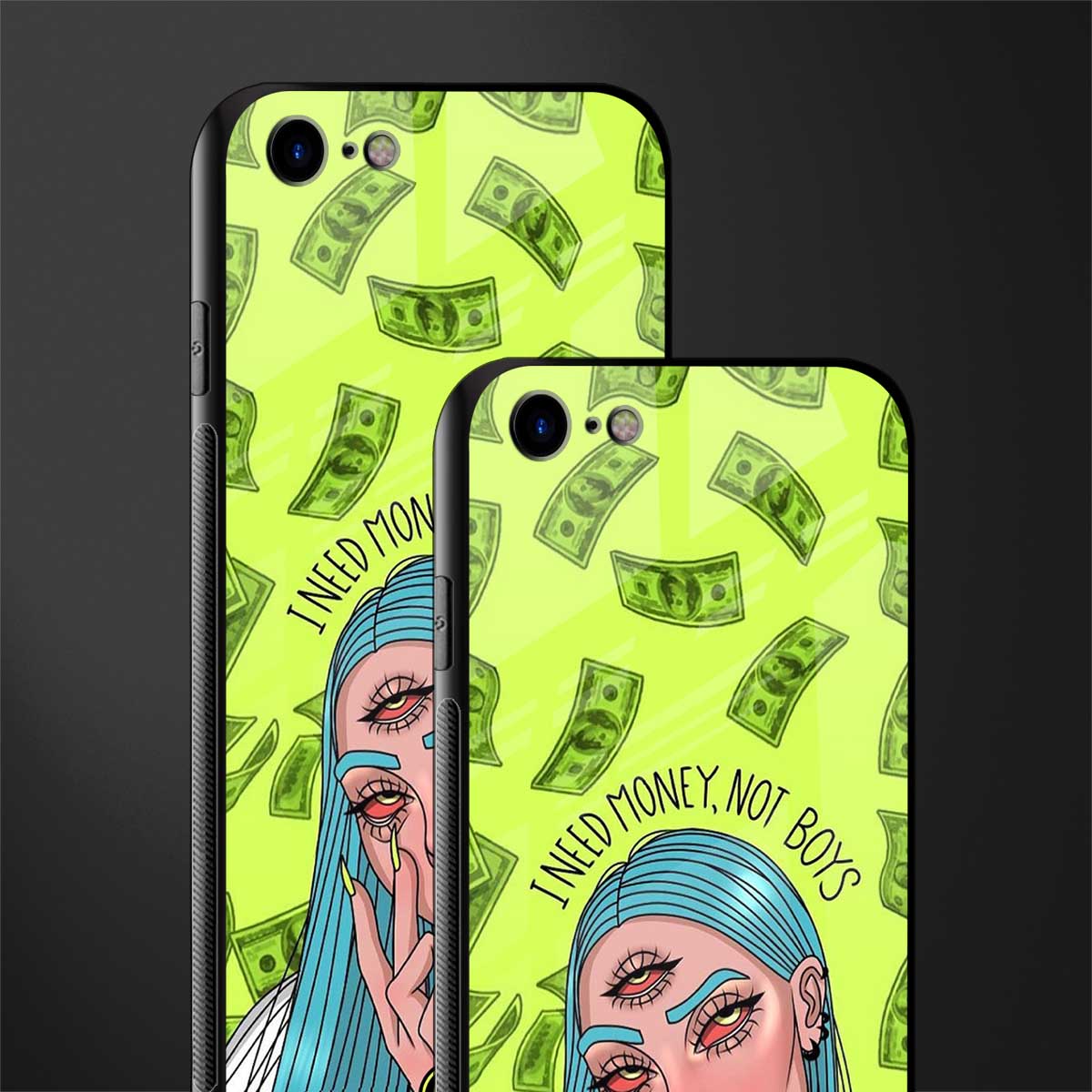money over boys glass case for iphone 8 image-2