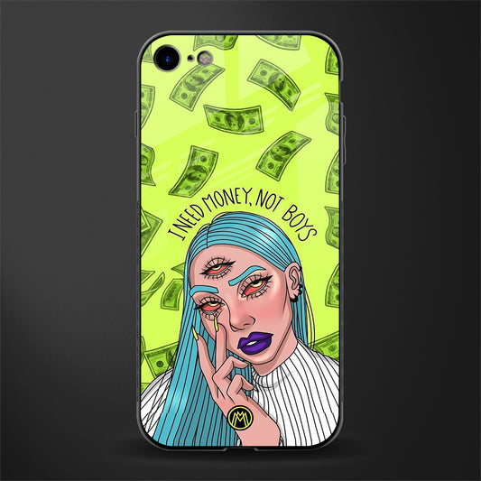 money over boys glass case for iphone se 2020 image