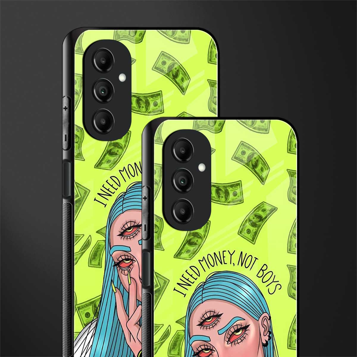 money over boys back phone cover | glass case for samsung galaxy a14 5g