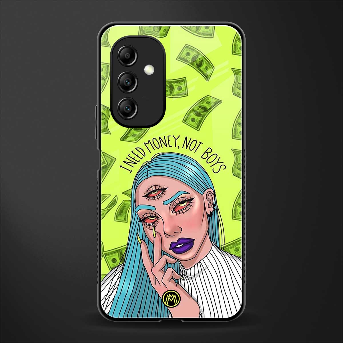 money over boys back phone cover | glass case for samsung galaxy a14 5g