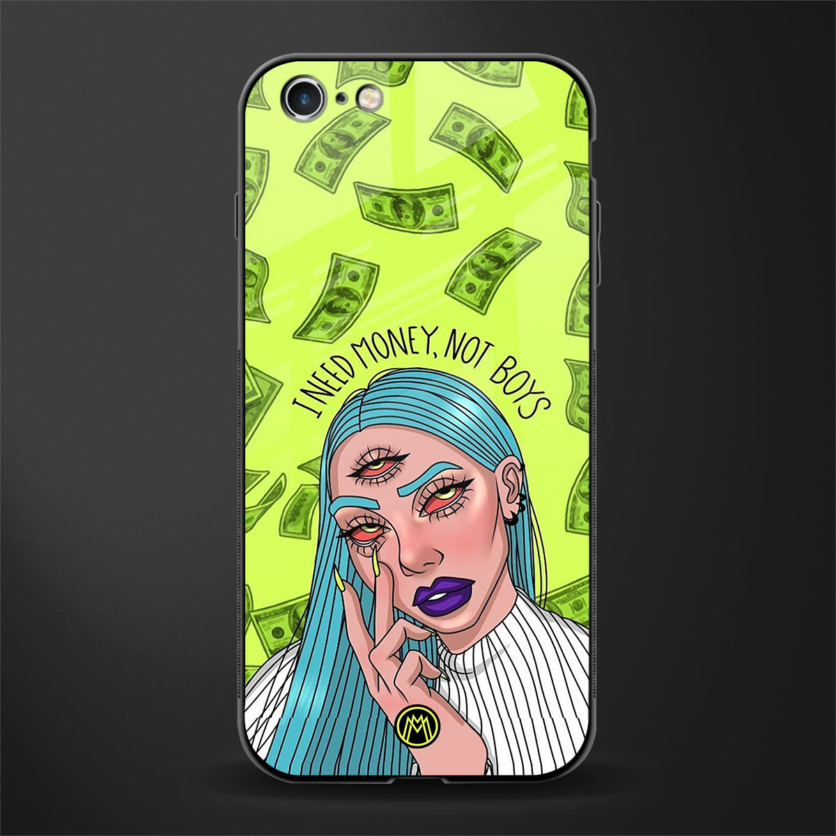 money over boys glass case for iphone 6s plus image