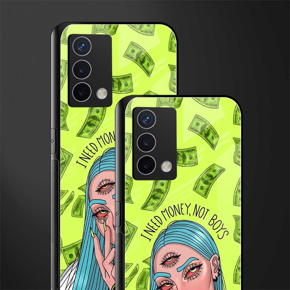 money over boys back phone cover | glass case for oppo a74 4g