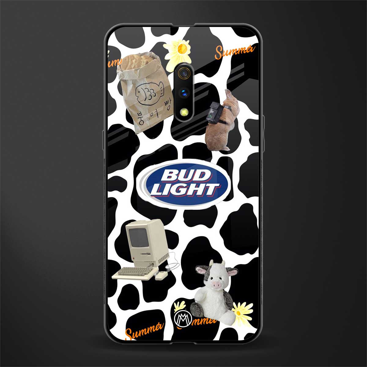 moo moo summer vibes glass case for oppo k3 image
