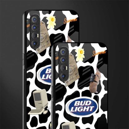 moo moo summer vibes glass case for oppo reno 3 pro image-2