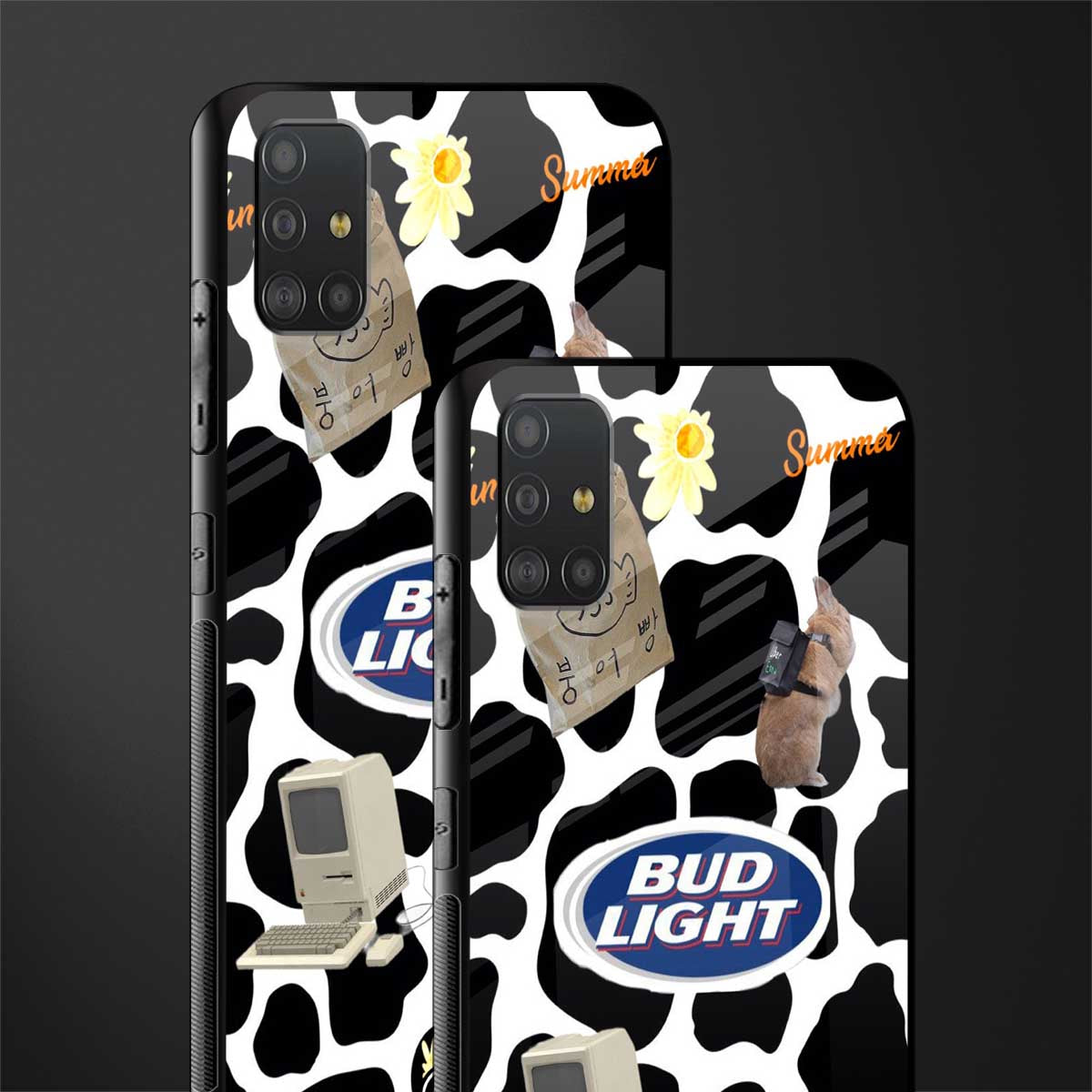 moo moo summer vibes glass case for samsung galaxy a51 image-2