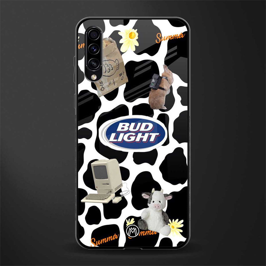 moo moo summer vibes glass case for samsung galaxy a70s image