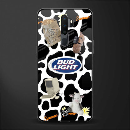 moo moo summer vibes glass case for oppo a5 2020 image
