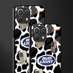 moo moo summer vibes glass case for mi 11 lite image-2
