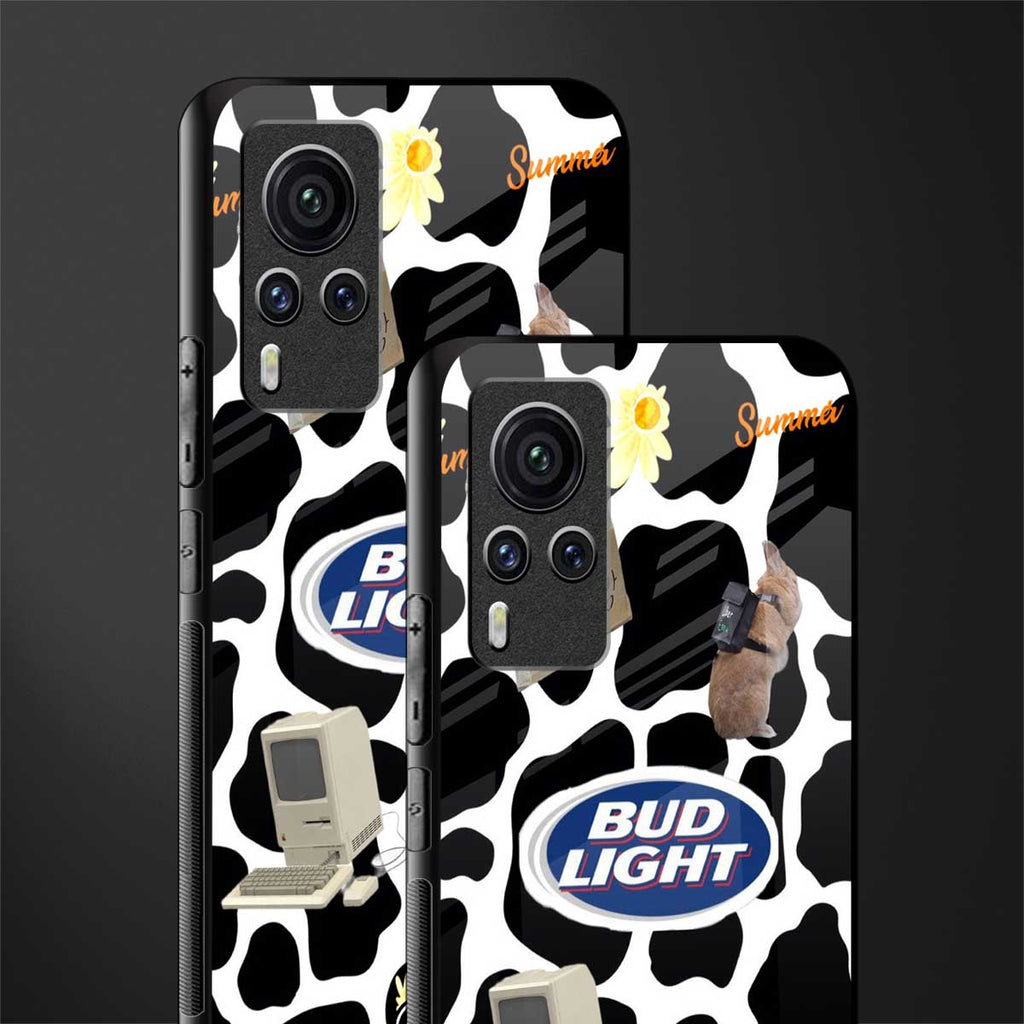 moo moo summer vibes glass case for vivo x60 pro image-2