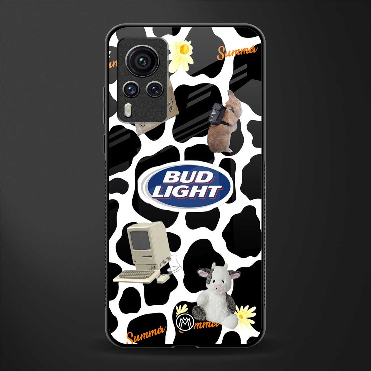 moo moo summer vibes glass case for vivo x60 pro image