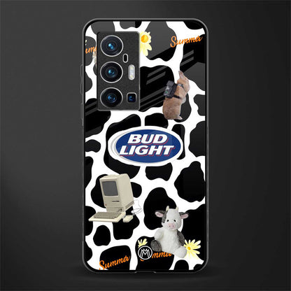 moo moo summer vibes glass case for vivo x70 pro plus image