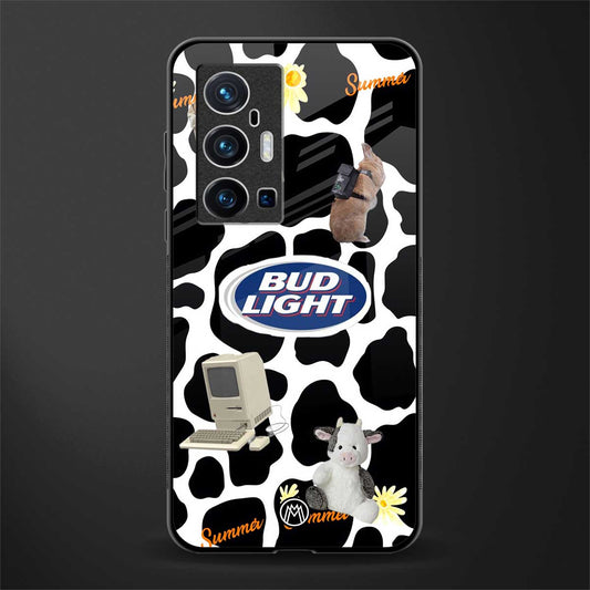 moo moo summer vibes glass case for vivo x70 pro plus image