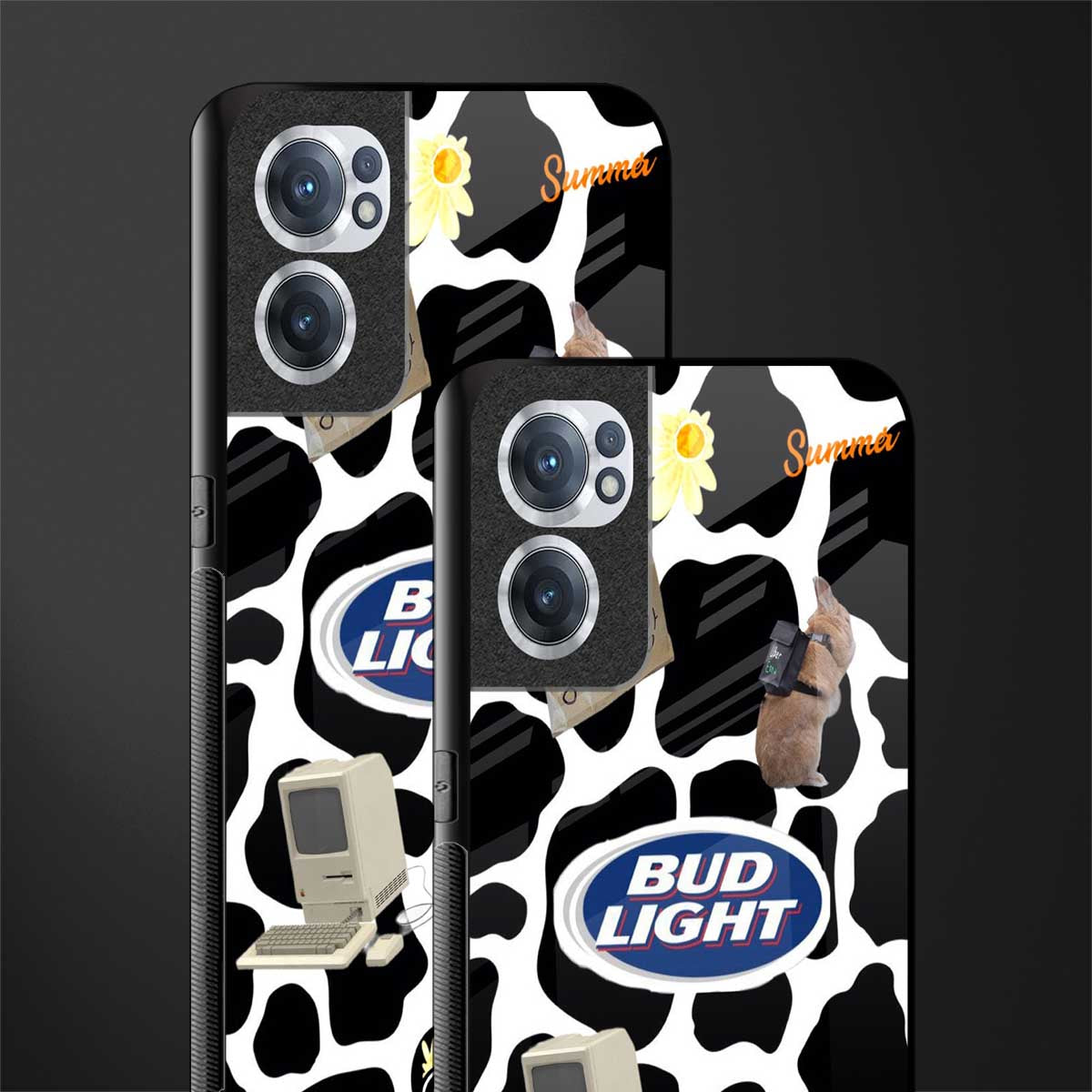 moo moo summer vibes glass case for oneplus nord ce 2 5g image-2