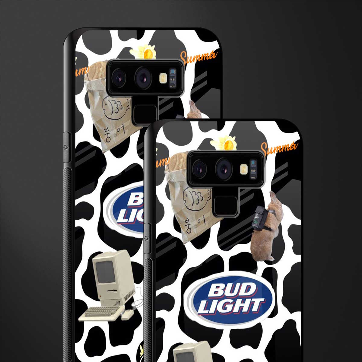 moo moo summer vibes glass case for samsung galaxy note 9 image-2