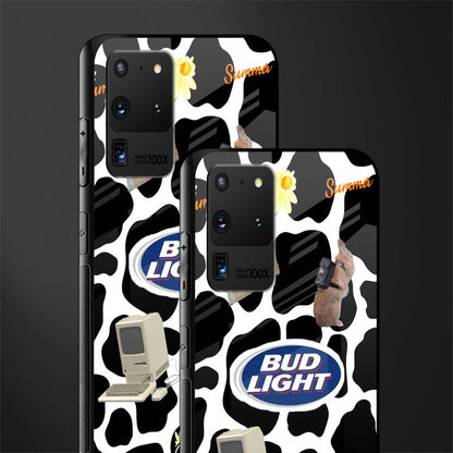 moo moo summer vibes glass case for samsung galaxy s20 ultra image-2