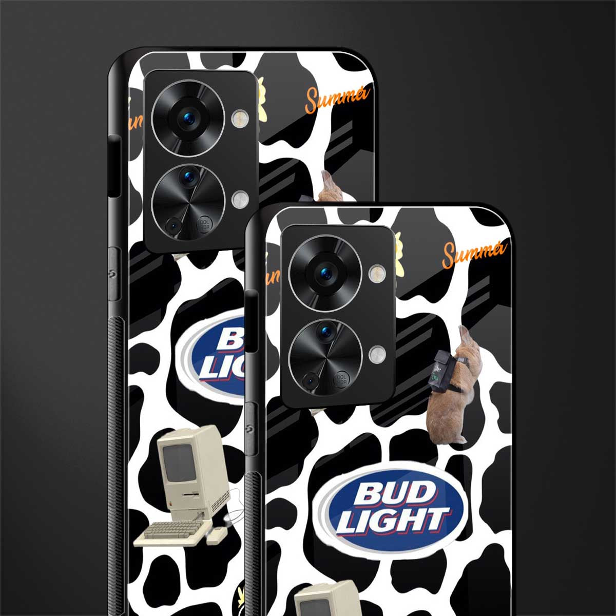 moo moo summer vibes glass case for phone case | glass case for oneplus nord 2t 5g