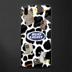 moo moo summer vibes glass case for vivo v11 pro image