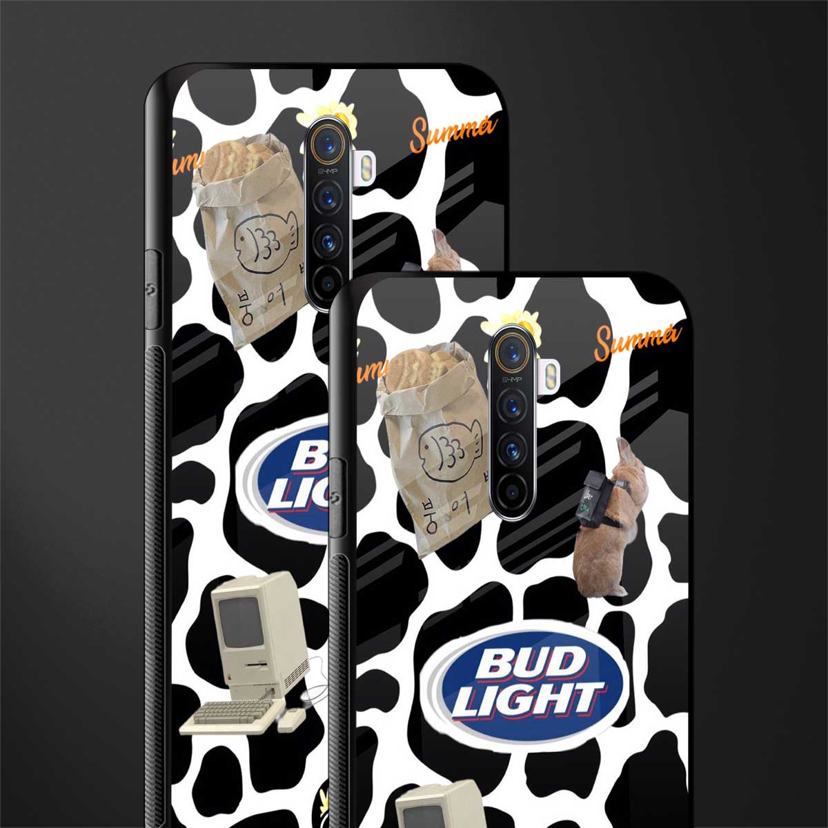 moo moo summer vibes glass case for realme x2 pro image-2