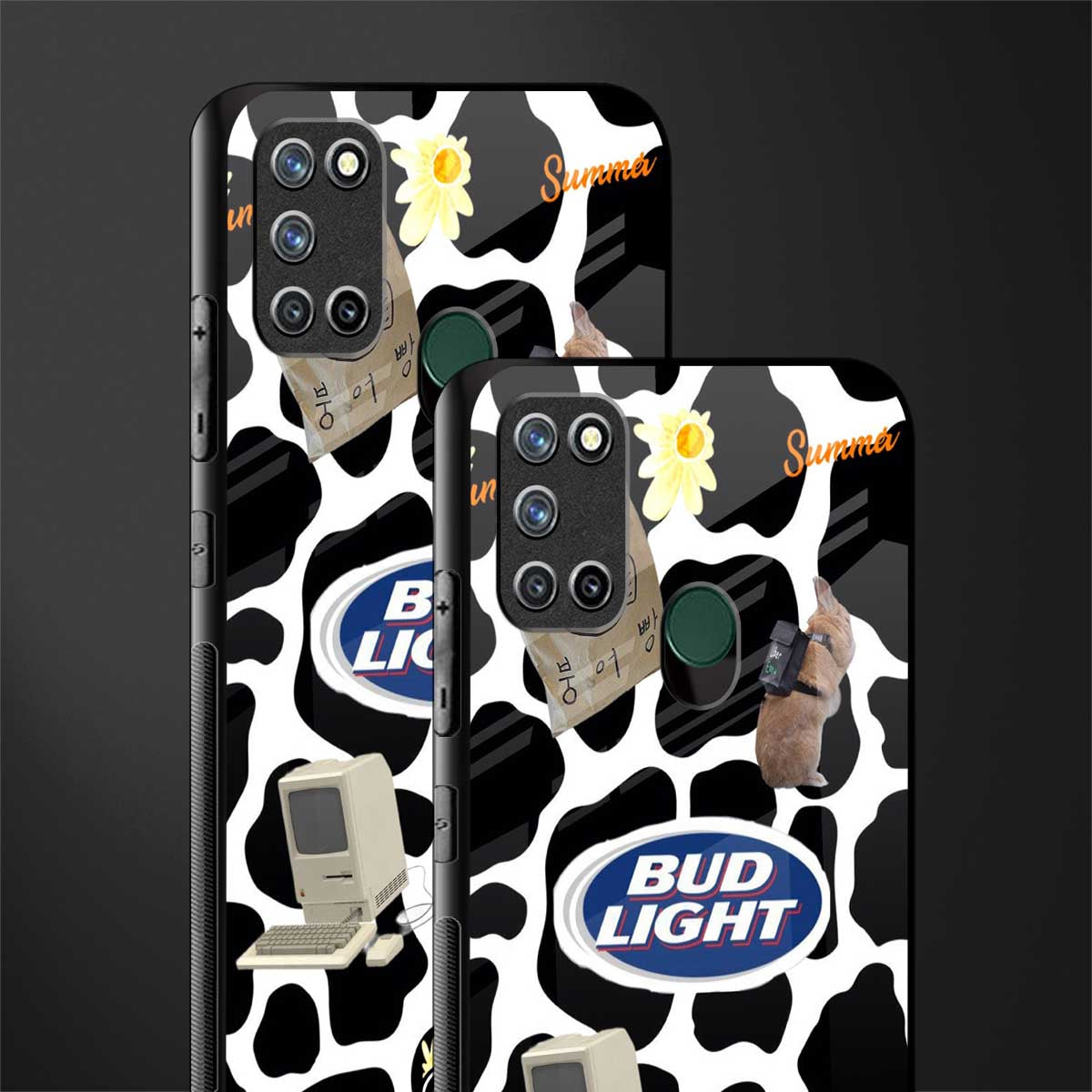 moo moo summer vibes glass case for realme 7i image-2